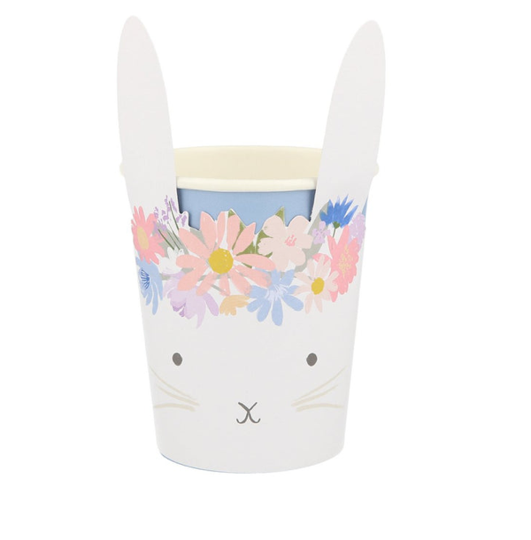 Papierbecher | Spring Floral Bunny