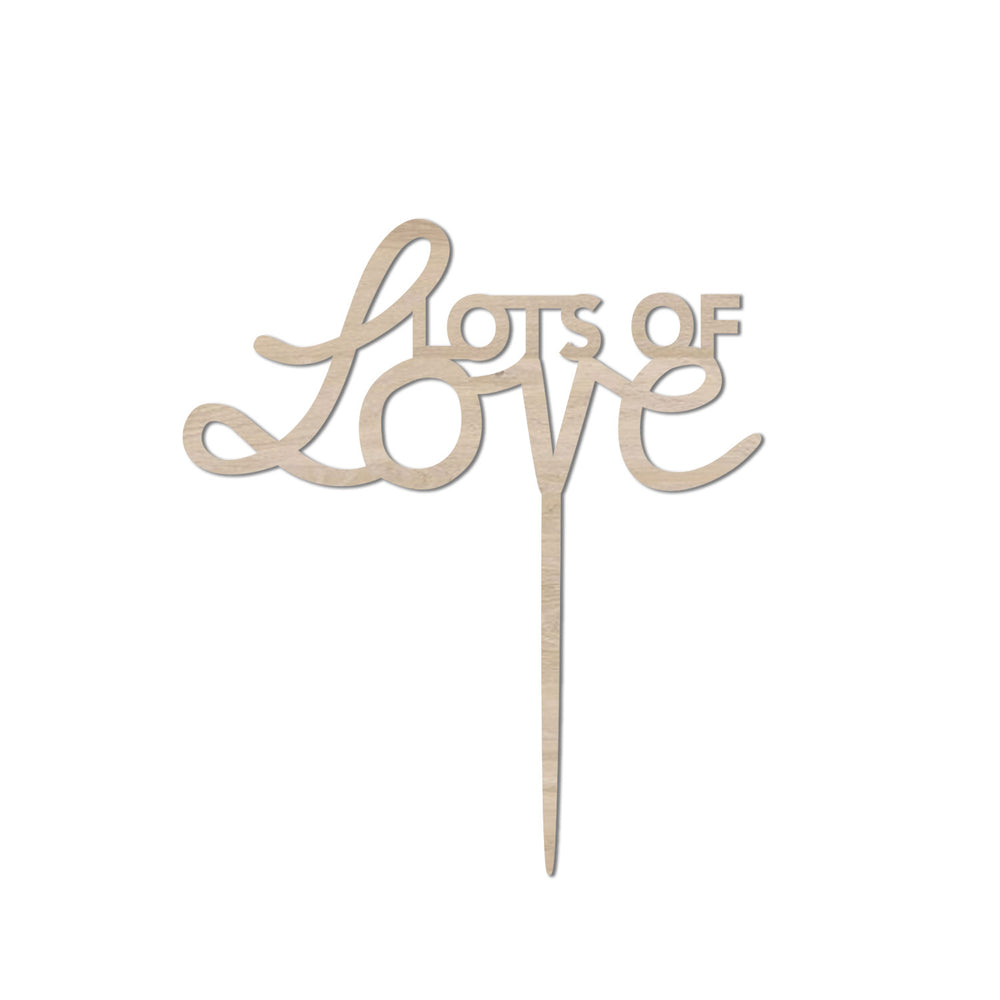 Cake Topper | Lots of Love