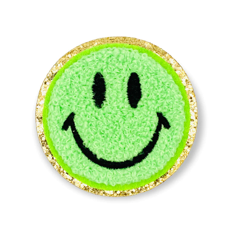 Glitzer Sticker Smiley | verschiedene Farben