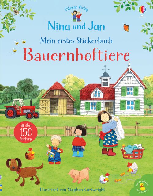 Nina und Jan : Stickerbuch Bauernhoftiere