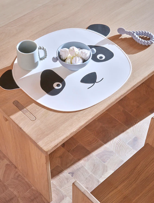 Tischset aus Silikon | Panda