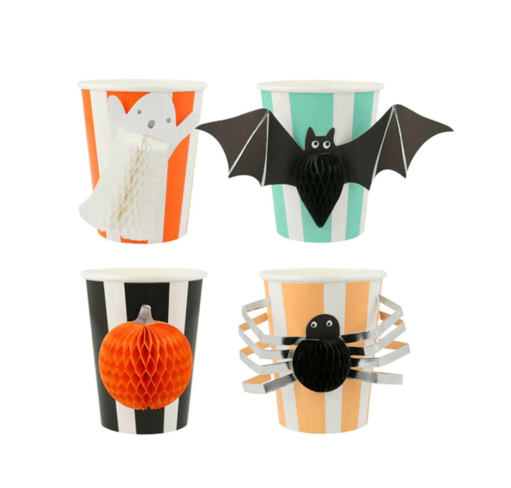 8 Pappbecher | Halloween