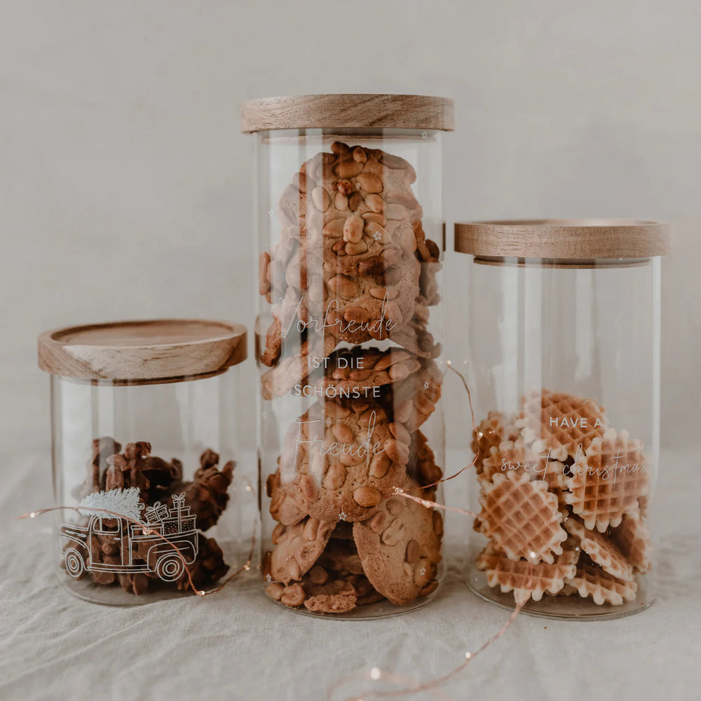 Vorratsglas "Sweet Christmas" 19cm