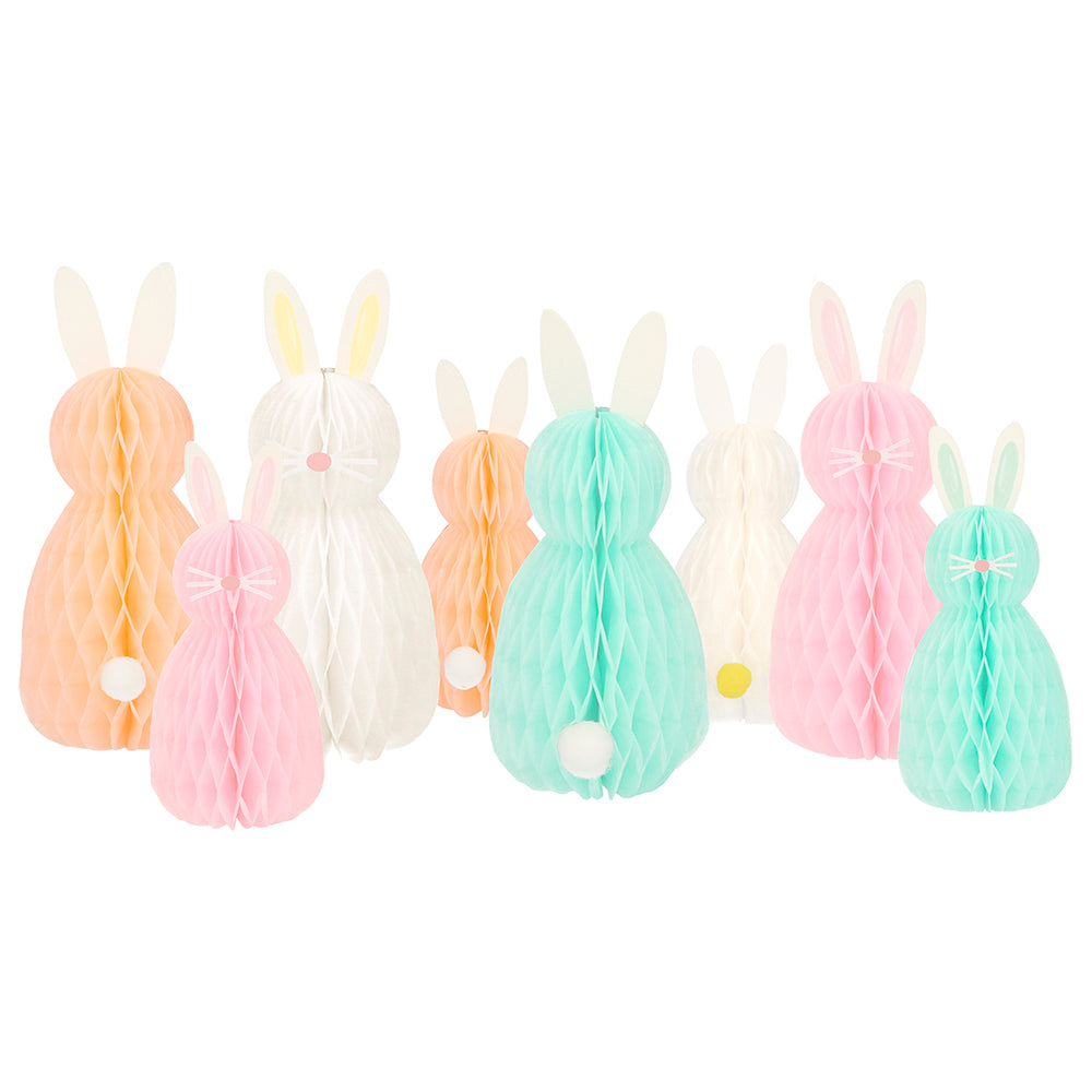 Mini bunny balloons 6-pack