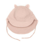 "Safari Sunhat Ears" summer hat pink