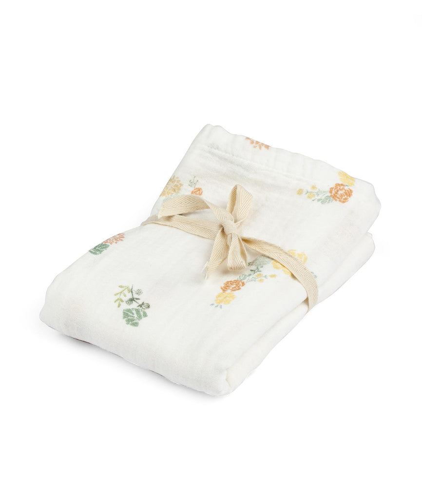 Baby muslin cloth I Forest & Flowers